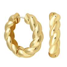 Charger l&#39;image dans la galerie, Boucles d&#39;oreilles torsadées
