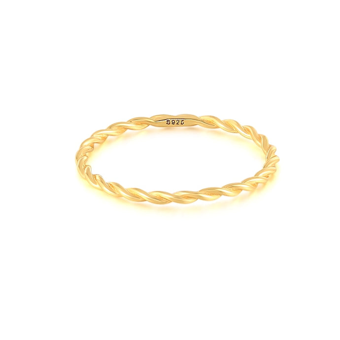 Bague torsadée